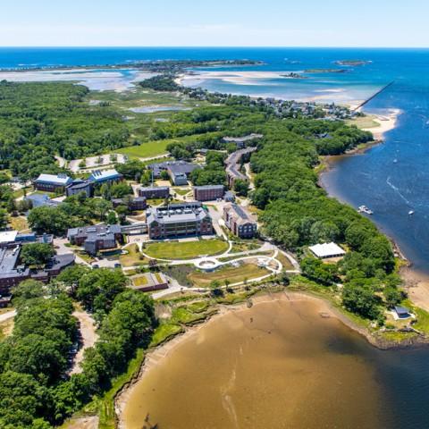 Aerial of the Biddeford Campus